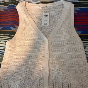 Abercrombie & Fitch Off-White Knit Sweater